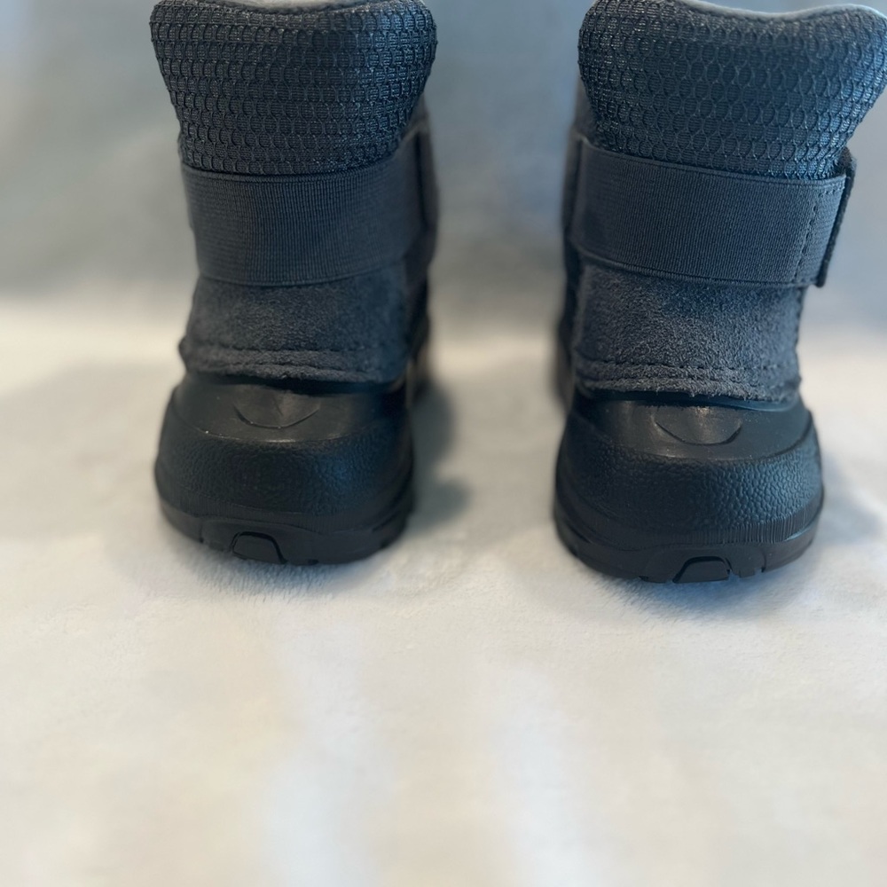 The North Face Kids Gray and Black Winter Boots